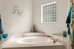 Master bathtub for home spa days